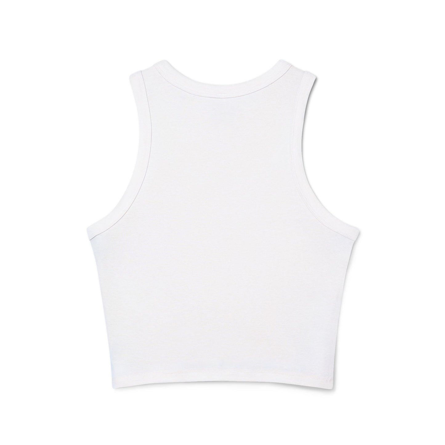 Naked Mama Women's Micro Rib Racer Tank Top